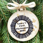 Personalised 1st Christmas Bauble, thumbnail 1 of 3