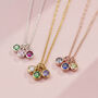 Family Birthstone Charm Necklace, thumbnail 1 of 8
