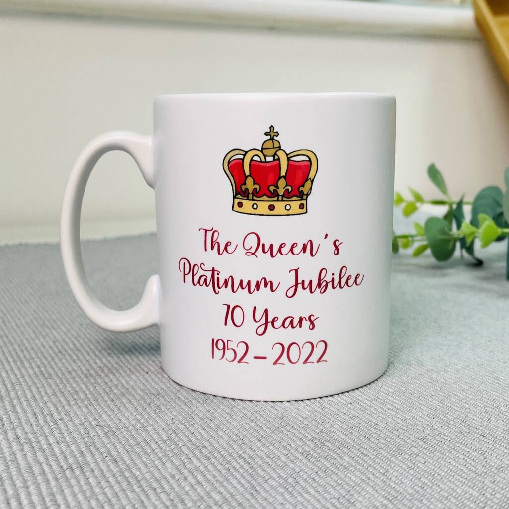 Queen's Jubilee Crown Mug, 1 of 2