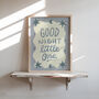 Good Night Little One Print, Good Night Nursery Print, thumbnail 7 of 12