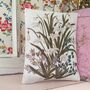 Snowdrop Illustration Fabric Scented Gift Bag, thumbnail 4 of 6