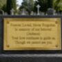 Personalised Solid Brass Memorial And House Address Plaques, thumbnail 1 of 6