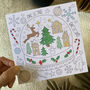 Colouring Christmas Cards For Kids, thumbnail 4 of 10