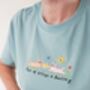 Crisps And Anxiety Embroidered T Shirt, thumbnail 9 of 9