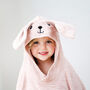 Personalised Baby Bunny Hooded Cotton Towel, thumbnail 7 of 10