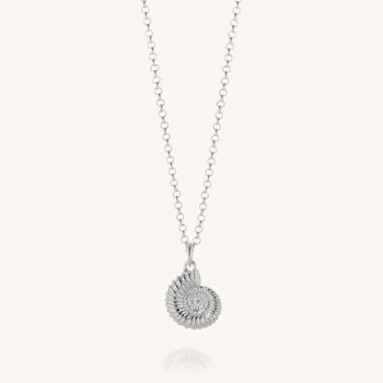 Ammonite Necklace Sterling Silver, 3 of 6