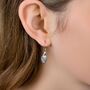 Sterling Silver Freshwater Pearl Drop Earrings, thumbnail 4 of 9