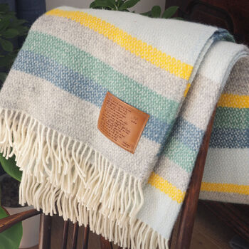 Personalised Wool Throw Engraved With Sonnet 116, 5 of 11