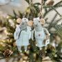 Personalised Mouse Nurse Or Doctor Christmas Decoration, thumbnail 1 of 6