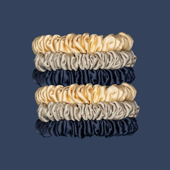 Skinny Silk Scrunchies By Holistic Silk, 2 of 4