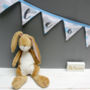 Personalised Baby Gift Blue Clouds Bunting, thumbnail 1 of 5