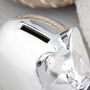Personalised Silver Plated Piggy Bank, thumbnail 3 of 4