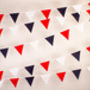 Red White And Blue Cotton Bunting, thumbnail 1 of 3