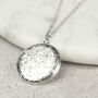 18th Or 21st Birthday One Pence Floral Locket Necklace, thumbnail 2 of 10