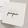 1st Fathers Day Card For Papa, thumbnail 1 of 2