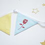 Blue And Gold Rose Bunting, thumbnail 2 of 4