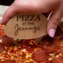 Personalised Family Pizza 'At The' Cutter, thumbnail 1 of 4