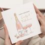 Personalised 60th Birthday Card With Champagne, thumbnail 1 of 7