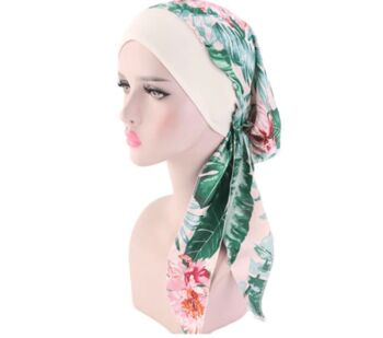 Pre Tied Chemo Headscarf Satin, 8 of 11