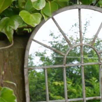 Arched Garden Mirror Home Wall Mirror, 2 of 3