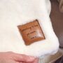 Personalised Sheepskin Hot Water Bottle Cover, thumbnail 3 of 12