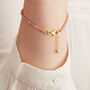 Pink Opal And Gold And Silver Beaded Bracelet, thumbnail 4 of 11