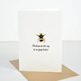 Thank You Teacher Card Bee, thumbnail 1 of 2