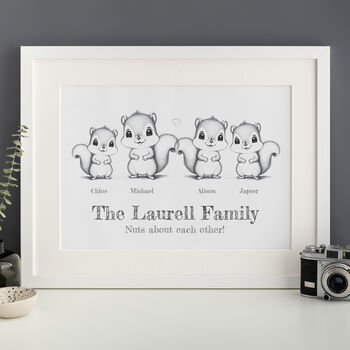 Squirrel Family Print, 3 of 5