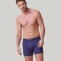 Multipack Four Pairs Of Men's Bamboo Trunks In Hoopla, thumbnail 3 of 7