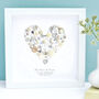 Personalised Wedding Button Heart, thumbnail 1 of 3