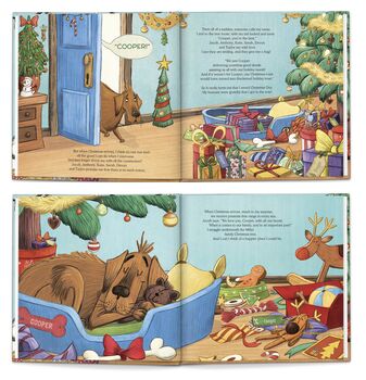 'How My Dog Saved Christmas' Personalised Book, 6 of 10