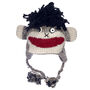 Crazy Monkey Hand Knitted Woollen Animal Hat, thumbnail 2 of 2