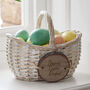 Personalised Vintage Wicker Basket, thumbnail 1 of 5