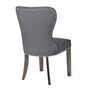 Button Back Grey Dining Chair, thumbnail 2 of 2