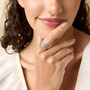 Statement Iolite, Blue Topaz, Moonstone And Lapis Ring, thumbnail 4 of 5