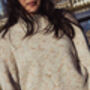 Pink Speckled Fleck Knit Jumper, thumbnail 5 of 6