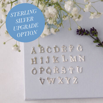 Personalised Swarovski Birthstone And Initial Necklace, 5 of 12
