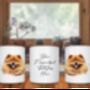 Personalised Chow Chow Dog Hearts Pet Gift Mug, thumbnail 2 of 2