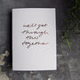 We'll Get Through This Together Luxury Hand Foiled Card, thumbnail 1 of 3