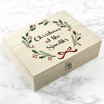 Personalised Jolly Holly Christmas Eve Box, 4 of 6