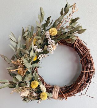 Dried Flower Spring Wreath, 2 of 4