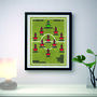 Framed 'Favourite Football Team' Print: One Colour Kit, thumbnail 4 of 6