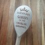 Personalised 'King Or Queen Of The' Wooden Spoon, thumbnail 1 of 3
