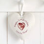 Personalised 18th Birthday Hanging Heart Gift For Her, thumbnail 6 of 11