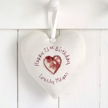 Personalised 18th Birthday Hanging Heart Gift For Her, 6 of 11