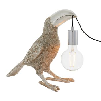 Silver Toucan Table Lamp, 2 of 2