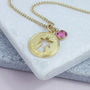 Child's Special Angel Birthstone Necklace, thumbnail 5 of 10