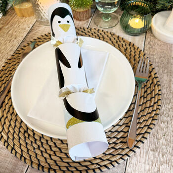 Racing Penguin Game Christmas Cracker Set 30cm X Six, 2 of 4