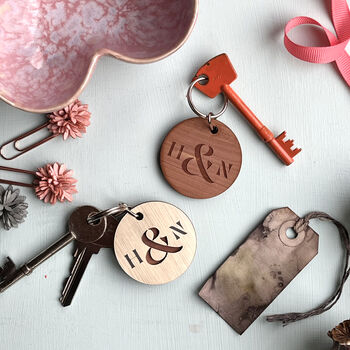 Couples Ampersand Pair Of Keyrings, 5 of 6