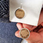 Personalised Walnut Wood Groom And Coordinate Cufflinks, Wedding, thumbnail 1 of 5